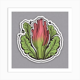 Kale Sticker Art Print