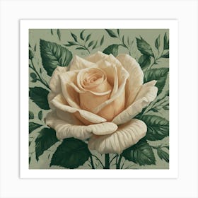 White Rose 1 Art Print