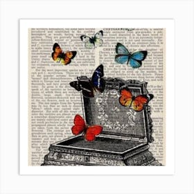 Butterfly Box Art Print