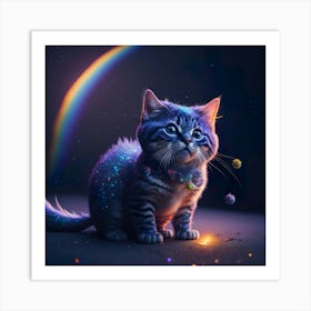 Cat Galaxy (72) Art Print