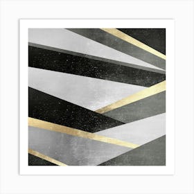 Golden geometry 10 Art Print