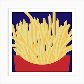 French Fries Potato Snacks Food Art Print