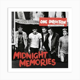 Midnight Memories (Deluxe Edition) (by One Direction) Art Print