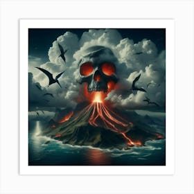 Skull Island 3 Art Print