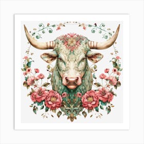 Taurus Zodiac Sign Art Print