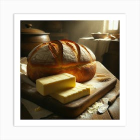 Bread And Butter Art Print