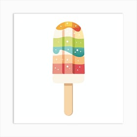 Rainbow Ice Cream Art Print