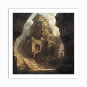 Ruins Of A City 7 Art Print