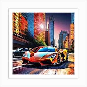 Lamborghini 73 Art Print