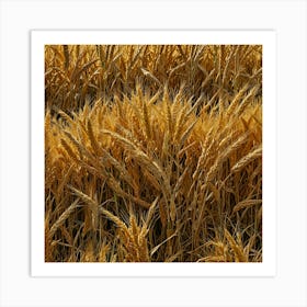 Golden Wheat Field Art Print