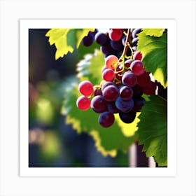 Grapes On The Vine 8 Art Print