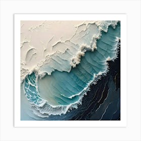 Abstract Ocean Wave Art Print