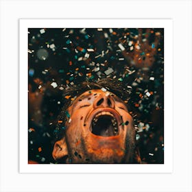 Confetti Confetti Confetti 3 Art Print