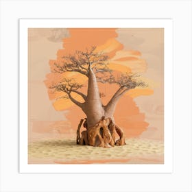 Baobab Tree 8 Art Print