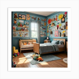 Child'S Bedroom 1 Art Print