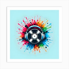 Colorful DJ Art Print