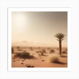 Desert Landscape - Desert Stock Videos & Royalty-Free Footage 20 Art Print