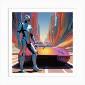 Futuristic Man 168 Art Print