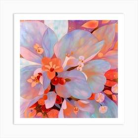 Blossoms and Berries Art Print