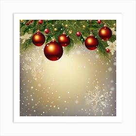 Christmas Background 18 Art Print