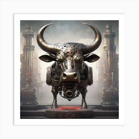 Bull Of Iron Art Print