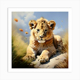 Lion 3 Art Print