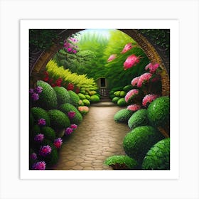 Garden Tunnel Art Print