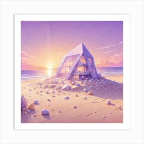 House On The Beach1 Art Print