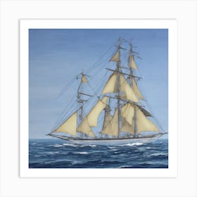 British Clipper Art Print