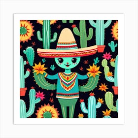 Mexican Cactus 52 Art Print