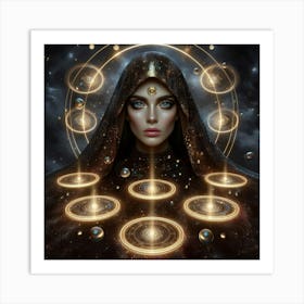 Ethereal Goddess 1 Art Print