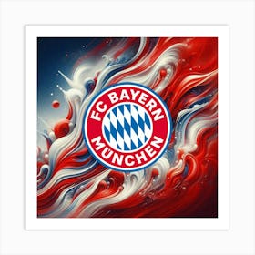 FC Bayern München Logo Wall Art 20 Art Print