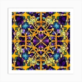 Purple Mandala 1 Art Print