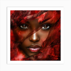 Afro-American Beauty Photo Art Print