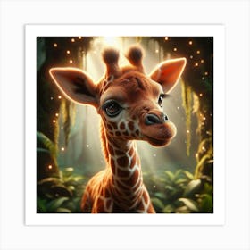 Giraffe 2 Art Print