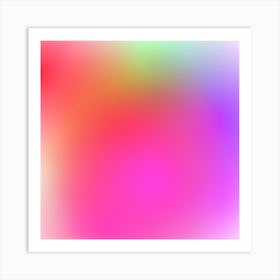 Abstract Colorful Background 9 Art Print