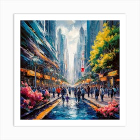 Cityscape Art Print