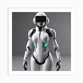 Futuristic Woman 85 Art Print