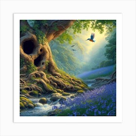 Tree In The Forest 3 Art Print