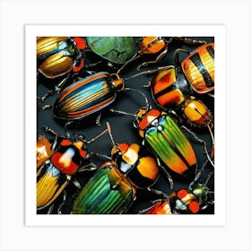 Beetles Art Print