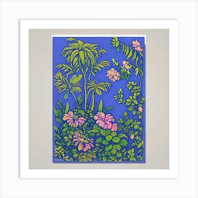 Tropical Garden Art Print