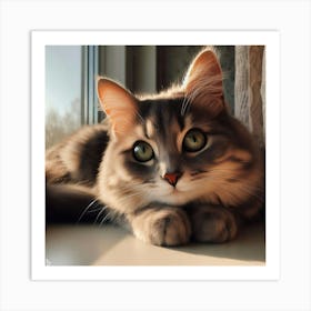 Kitty Cat Art Print