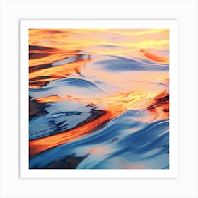 Sunset On The Water Art Print