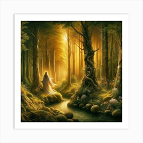 Elven Forest Art Print