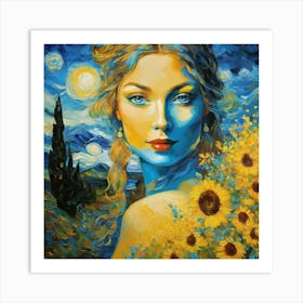 Sunflowers uk Art Print