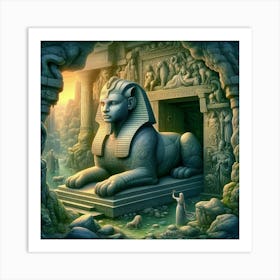 Egyptian Sphinx Art Print