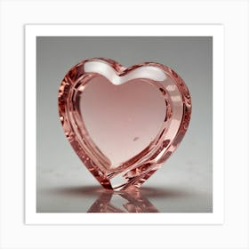 Heart Shaped Glass 1 Art Print