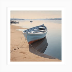 Boat On The Beach 1 Art Print