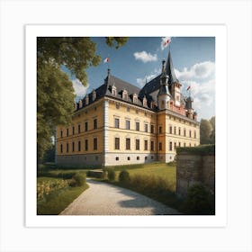 Castle In Czech Republic Art Print