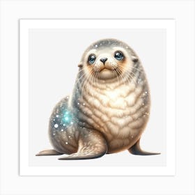 Fur Seal Art Print